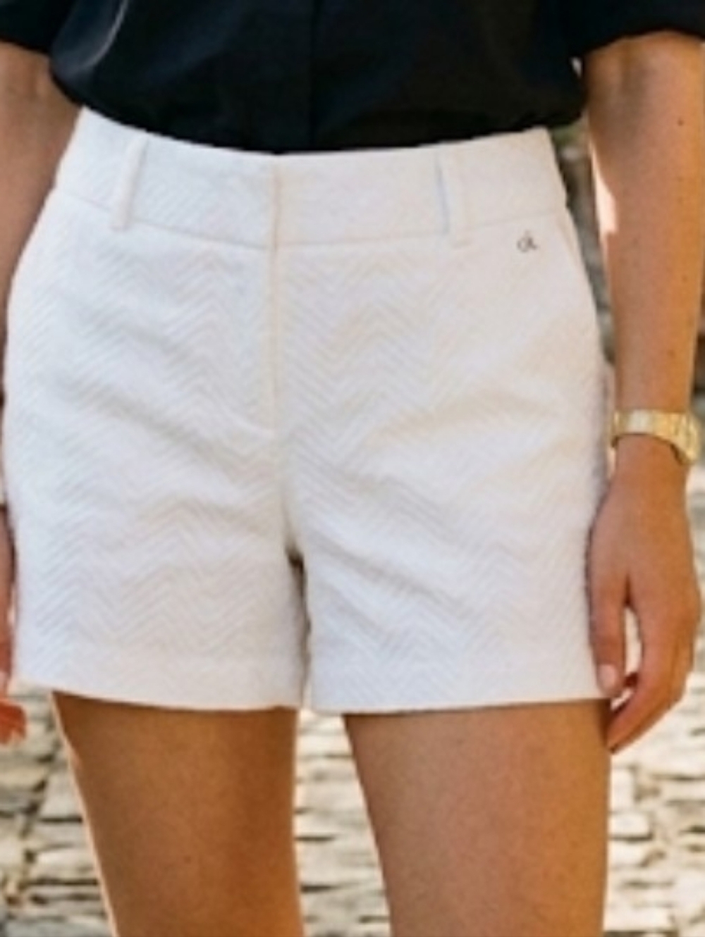 Calvin Klein Women's White Shorts